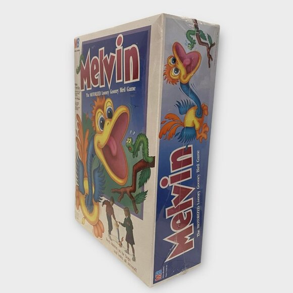 NEW Vintage 1989 Melvin The Motorized Looney Gooney Bird Game by Milton Bradley - Picture 2 of 9
